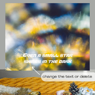 Kosmische Lichter tanzen Poster