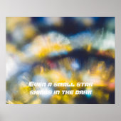 Kosmische Lichter tanzen Poster (Vorne)