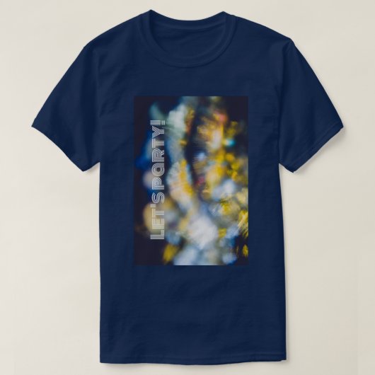 Kosmische Lichter tanzen T-Shirt (Design vorne)