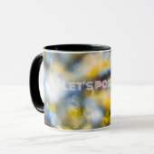 Kosmische Lichter tanzen Tasse (Vorderseite Links)