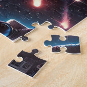 Kosmische Liebe Astronaut Jigsaw Puzzle (Seite)