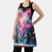 Kosmische Liebe Astronaut-Schürze - All-over-Print Schürze (InSitu)