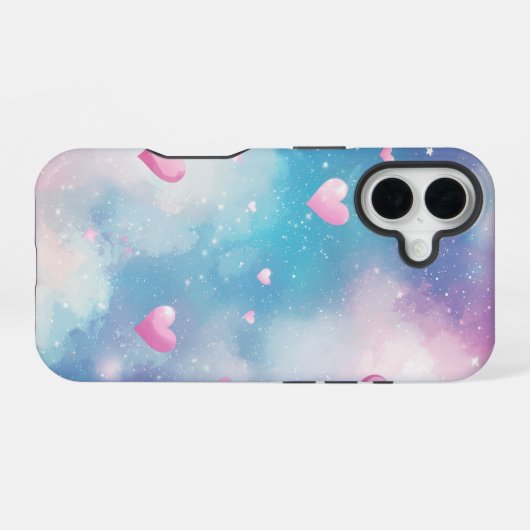 Kosmische Liebe - Dreamy Anime Phone Case iPhone 16 Hülle (Rückseite (Horizontal))