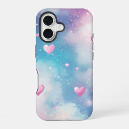 Kosmische Liebe - Dreamy Anime Phone Case iPhone 16 Hülle