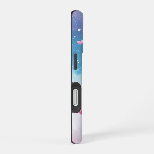 Kosmische Liebe - Dreamy Anime Phone Case iPhone 16 Hülle (Rechte Seite)