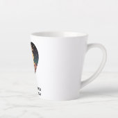 Kosmische Liebe Geschichte Herz mit Liebe und Fox  Milchtasse (Rechts)