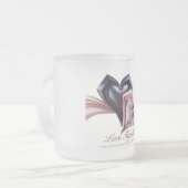 Kosmische Liebe Herzschlag Tasse (Vorderseite Links)