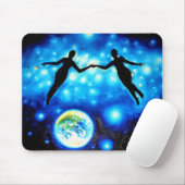 Kosmische Liebe Mousepad (Mit Mouse)