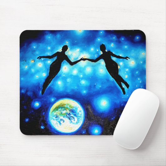 Kosmische Liebe Mousepad (Mit Mouse)
