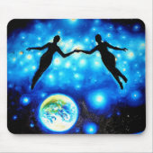 Kosmische Liebe Mousepad (Vorne)