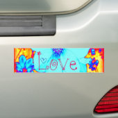 Kosmische Liebe-psychedelische Blume Autoaufkleber (Auf Auto)