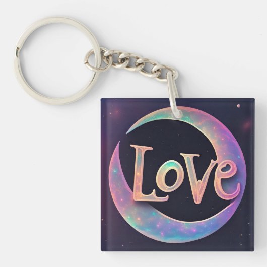 Kosmische Liebe Schlüsselanhänger (Vorderseite)