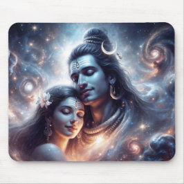 Kosmische Liebe Shiva und Shakti Mousepad