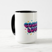 Kosmische Liebe Tasse (Vorderseite Links)
