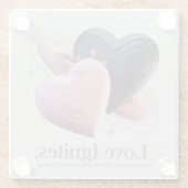 Kosmische Liebe Untersetzer (Rückseite)