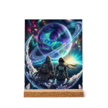 Kosmische Liebhaber Galaxy Planet Fantasy Acryl Dr