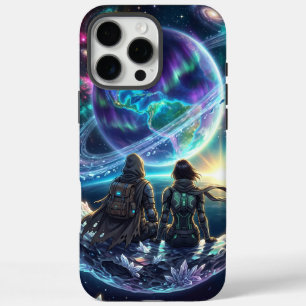 Kosmische Liebhaber Galaxy Planet Fantasy Acryl Dr iPhone 16 Pro Max Hülle