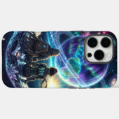 Kosmische Liebhaber Galaxy Planet Fantasy Acryl Dr Case-Mate iPhone Hülle (Rückseite (Horizontal))