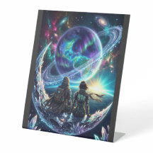 Kosmische Liebhaber Galaxy Planet Fantasy Acryl Dr
