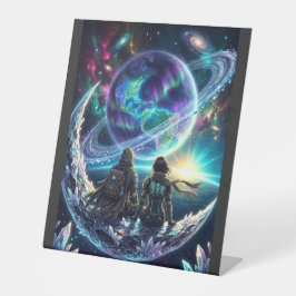 Kosmische Liebhaber Galaxy Planet Fantasy Acryl Dr Sockelschild