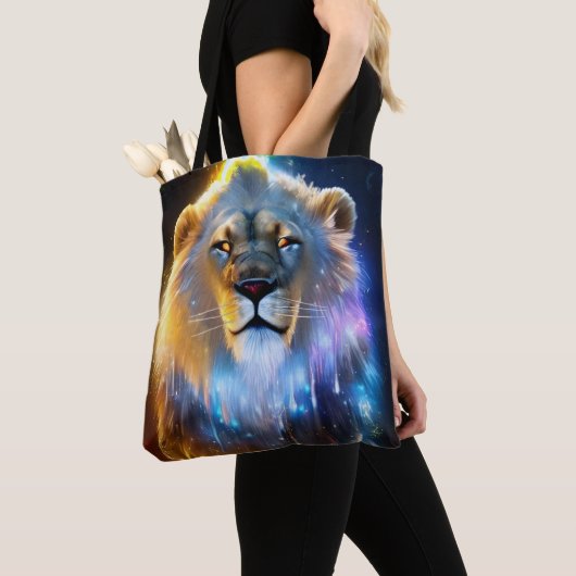 Kosmische Lion Tasche (Von Nahem)