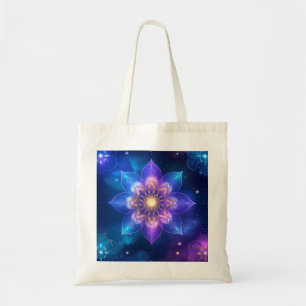 Kosmische Lotus-Glow-Totasche Tragetasche
