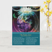 Kosmische Lotus-Karte Karte (Gelbe Blume)