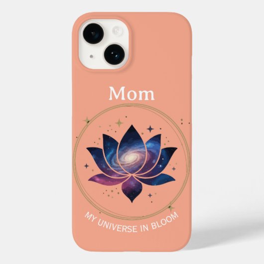 Kosmische Lotusblumen-Mutter-Blüte Case-Mate iPhone Hülle (Rückseite)
