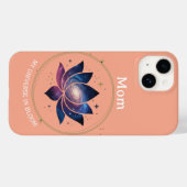 Kosmische Lotusblumen-Mutter-Blüte Case-Mate iPhone Hülle (Rückseite (Horizontal))