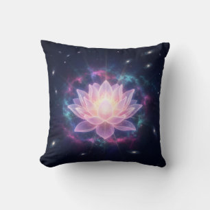 Kosmische Lotusblüte - Spirituelle göttliche Strah Kissen