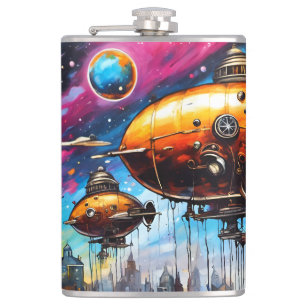Kosmische Luft Flachmann