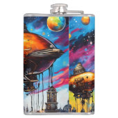 Kosmische Luft Flachmann (Rückseite)
