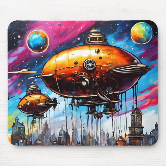 Kosmische Luft Mousepad (Vorne)