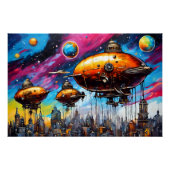 Kosmische Luft Poster (Vorderseite)