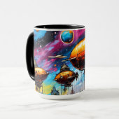 Kosmische Luft Tasse (Vorderseite Links)