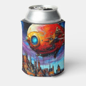 Kosmische Luftschiffe Dosenkühler (Kanne Rückseite)