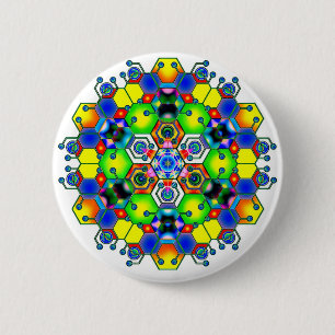Kosmische Mandala 1 Button
