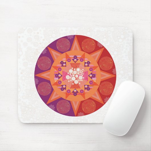Kosmische Mandala Mousepad (Mit Mouse)