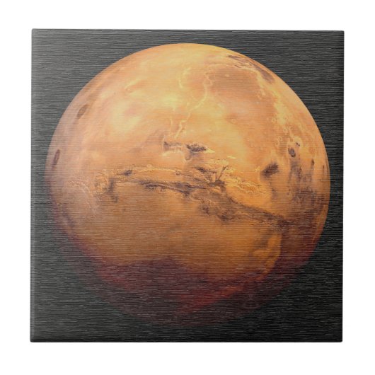 Kosmische Mars-Planet-Astronomie Fliese (Vorderseite)