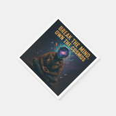 Kosmische Meditation: "BREAK THE MIND, EIGENTUM DE Serviette (Ecke)