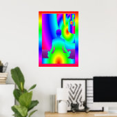 Kosmische Meditation Poster (Heimbüro)