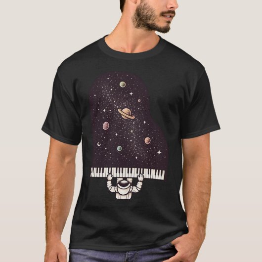 Kosmische Melodie T-Shirt (Vorderseite)