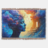 Kosmische Mindscape Art Decke (Vorderseite)