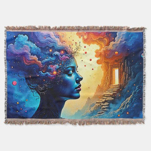 Kosmische Mindscape Art Decke (Vorderseite)