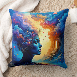 Kosmische Mindscape Art Kissen