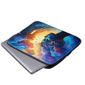 Kosmische Mindscape Art Laptopschutzhülle (Vorne Knopf)