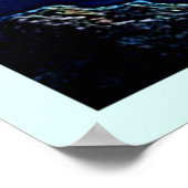 Kosmische Mindscape Art Poster (Ecke)