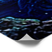 Kosmische Mindscape Art Poster (Ecke)