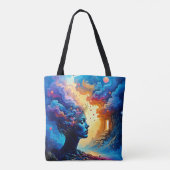 Kosmische Mindscape Art Tasche (Rückseite)