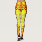 Kosmische Mischung von Zitrusfrüchten Leggings (Rückseite)